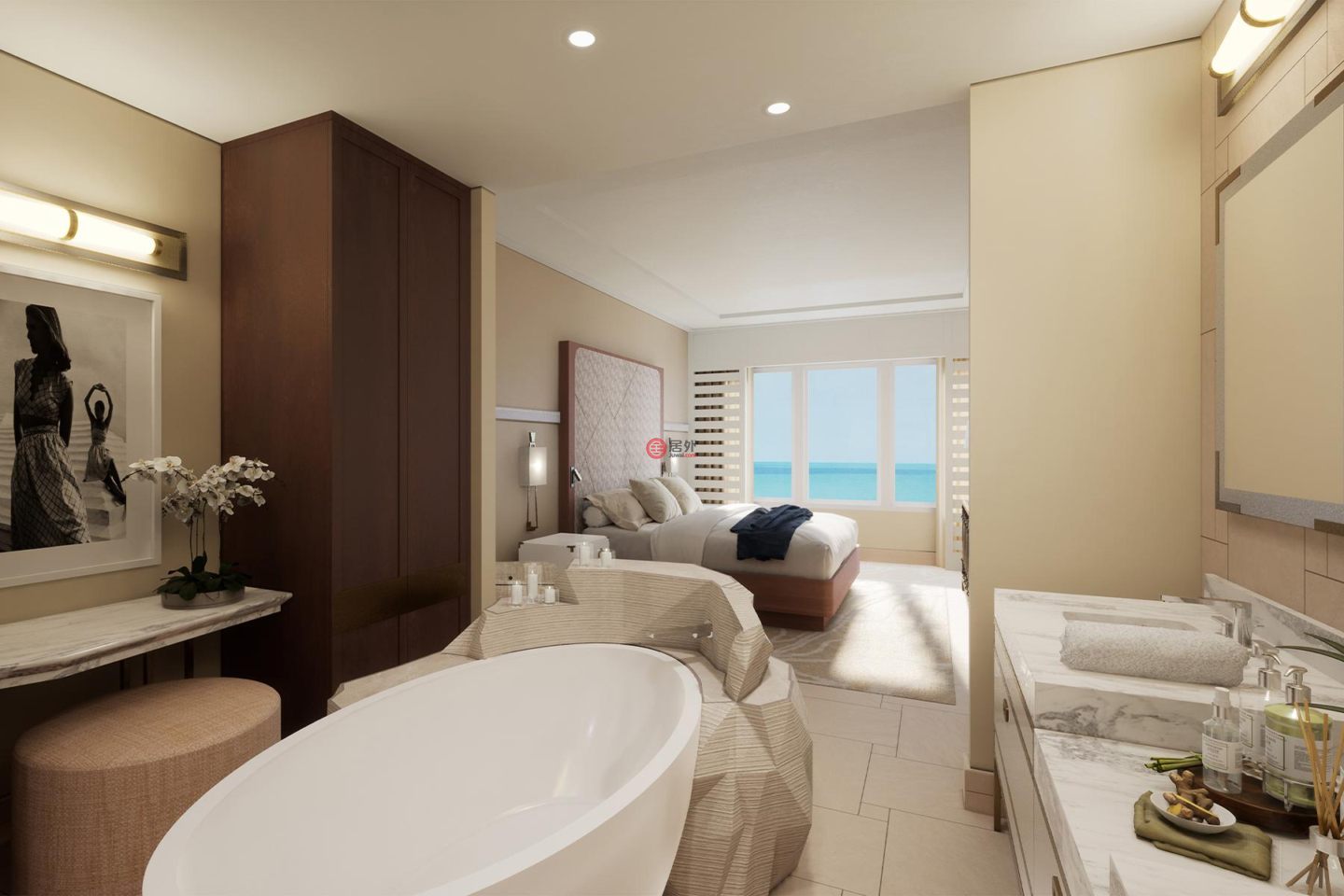 百慕达的公寓，The Residences at St. Regis Bermuda - Gates Bay Unit 3B St. Catherine's Beach，编号51824196