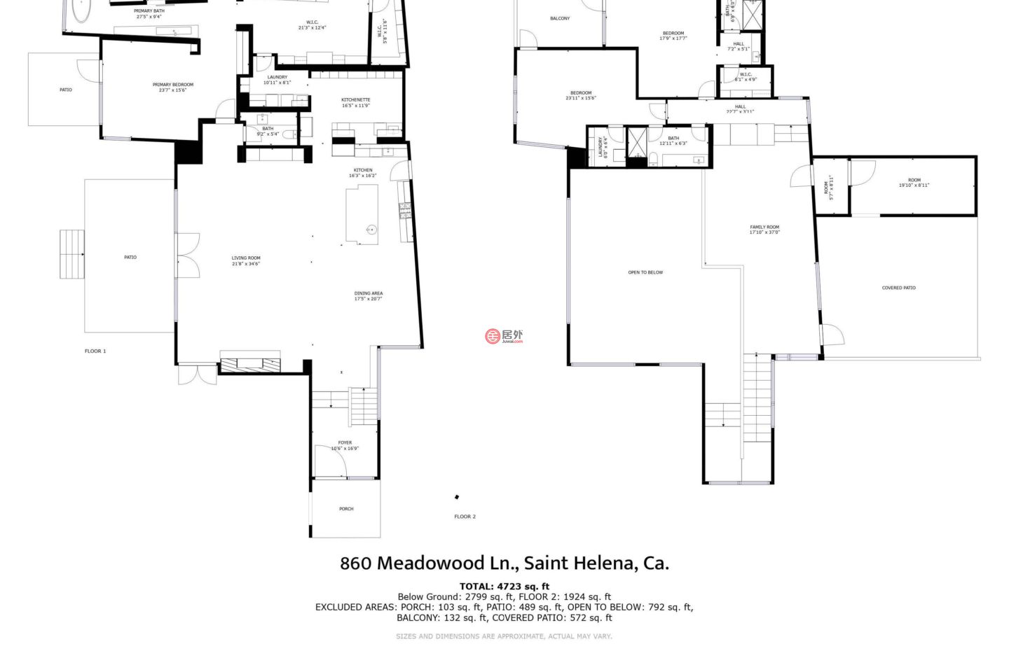 美国加州St. Helena的独栋别墅，860 Meadowood Lane，编号77163906