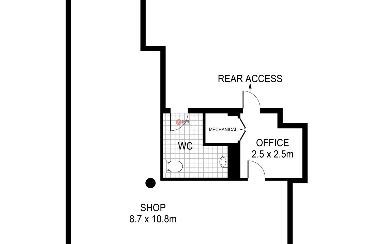 澳大利亚新南威尔士州Kensington的零售，Shop 1/252 Anzac Parade，编号77779440