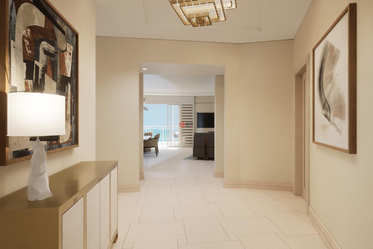 百慕达的公寓，The Residences at St. Regis Bermuda - Gates Bay Unit 2A & 2C St. Catherine's Beach，编号51824204
