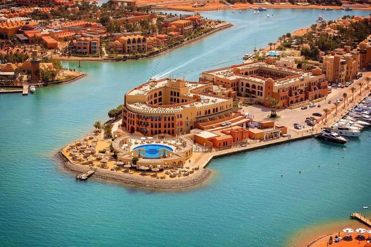埃及萨尔瓦多加扎勒艾哈迈尔古尔代盖的独栋别墅，El Gouna，编号78308054