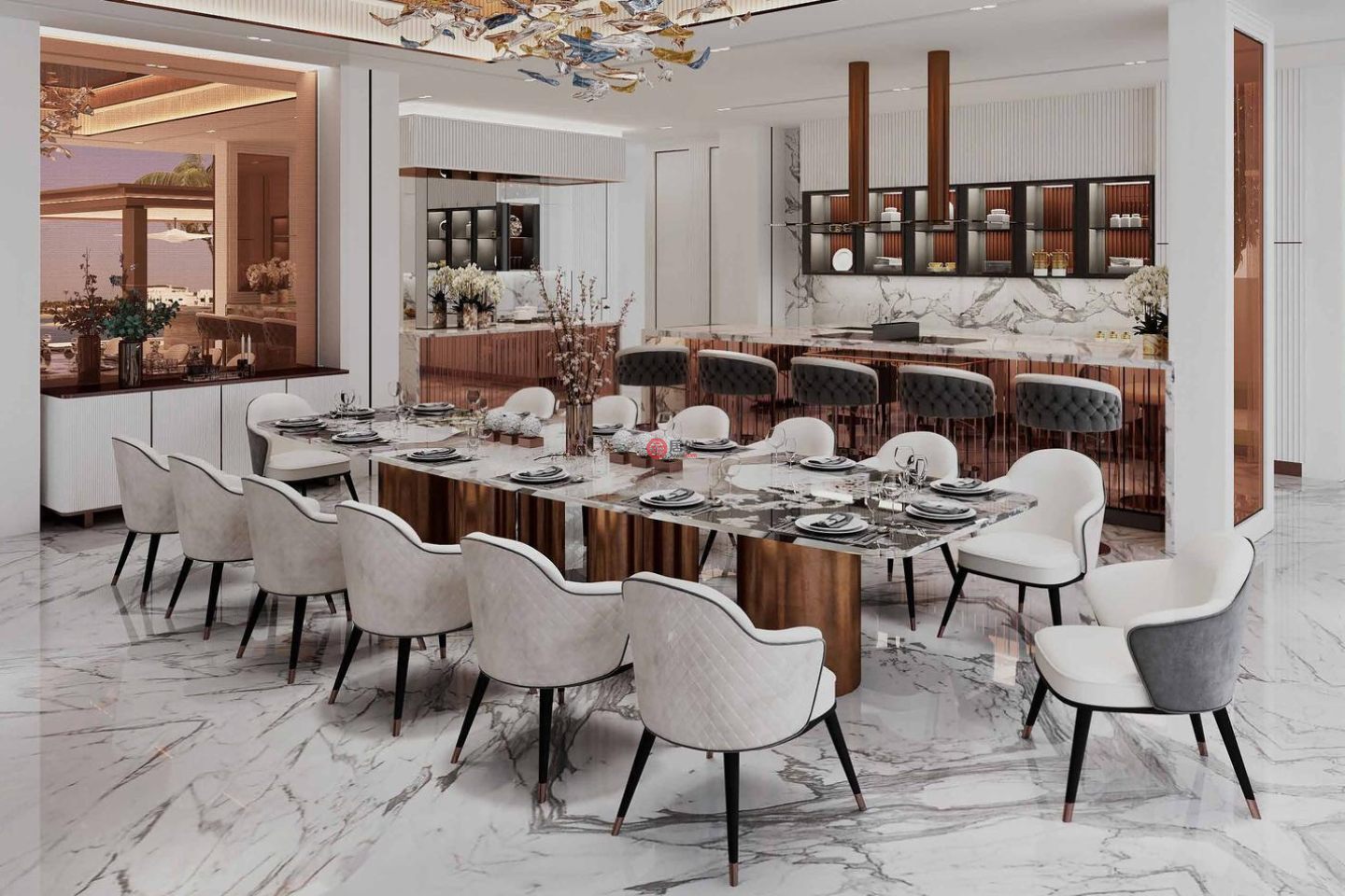 阿联酋迪拜迪拜的独栋别墅，Palm Jumeirah Rd，编号78474709