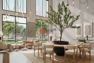 居外网在售阿联酋2卧2卫新开发的公寓总占地123平方米约人民币5,475,400