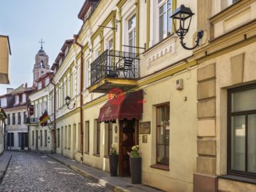 Boutique hotel nestled in the historic core of Vilnius Old Town